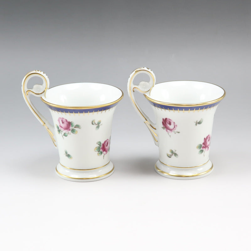 [리차드 지노리] 리차드 지노리 
 공주 장미 식기 
 초콜릿 컵&소서 x 2 프린세스 로즈 _A+랭크