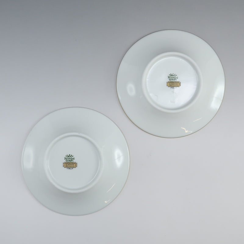 [리차드 지노리] 리차드 지노리 
 공주 장미 식기 
 초콜릿 컵&소서 x 2 프린세스 로즈 _A+랭크