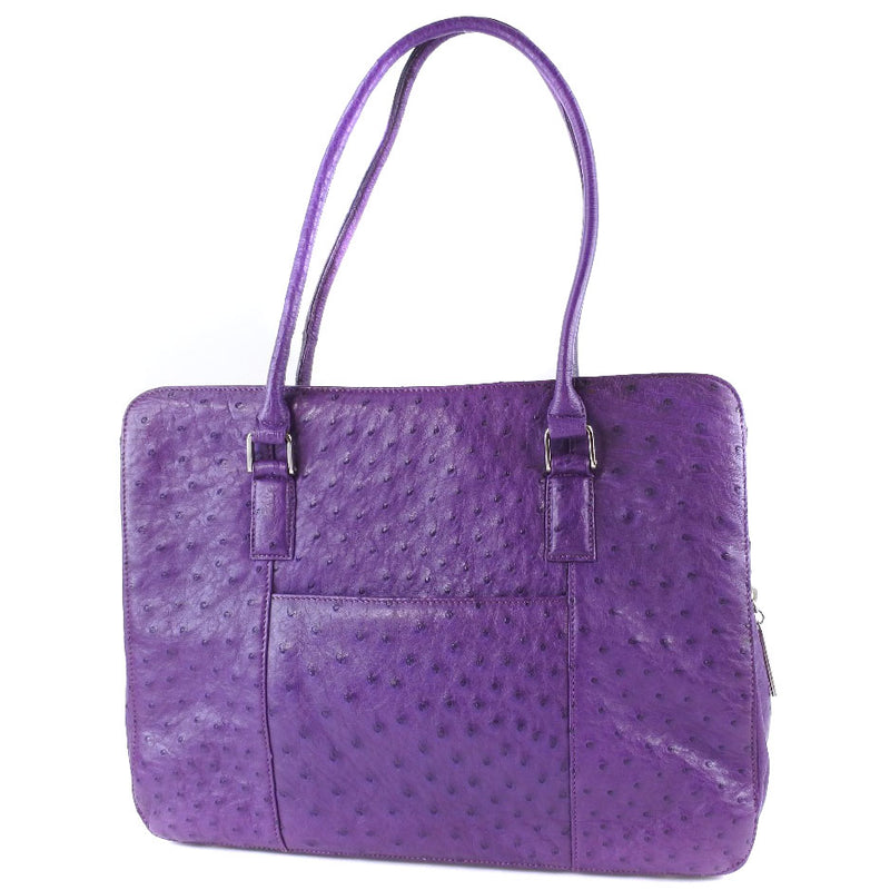 Oustric tote bag 
 Ostrich purple zipper OSTRICH Ladies