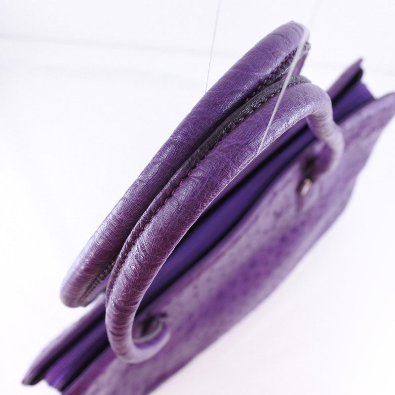 发气袋 
 鸵鸟紫色拉链鸵鸟女士