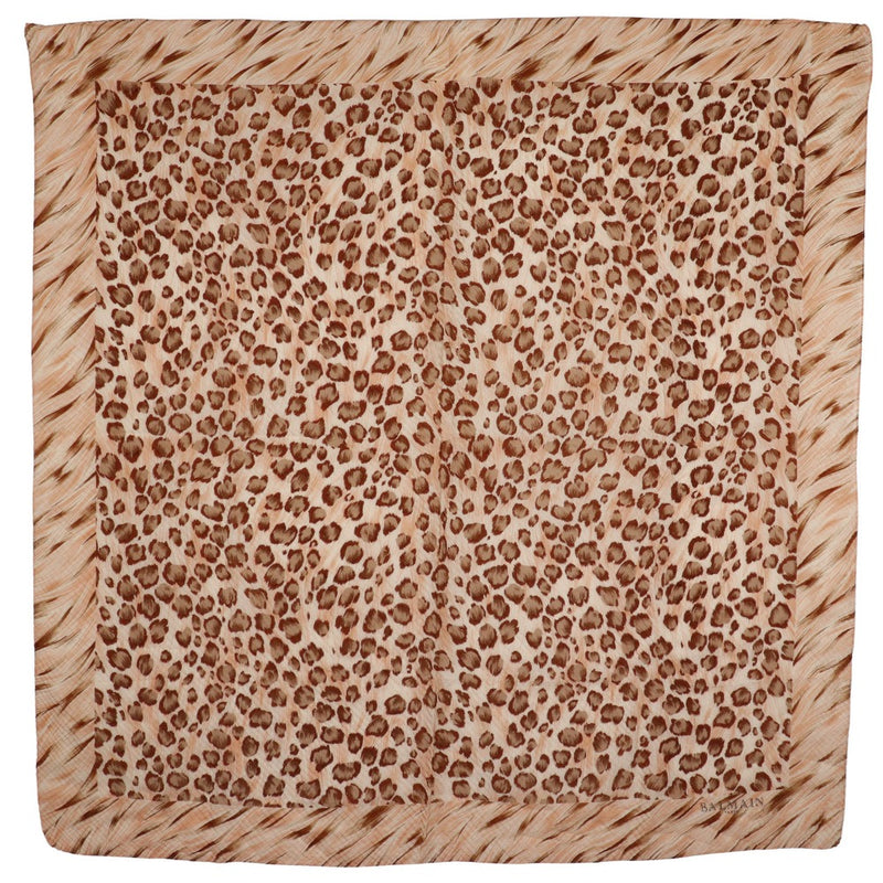 [Balmain] Balmain Leopard Scarf