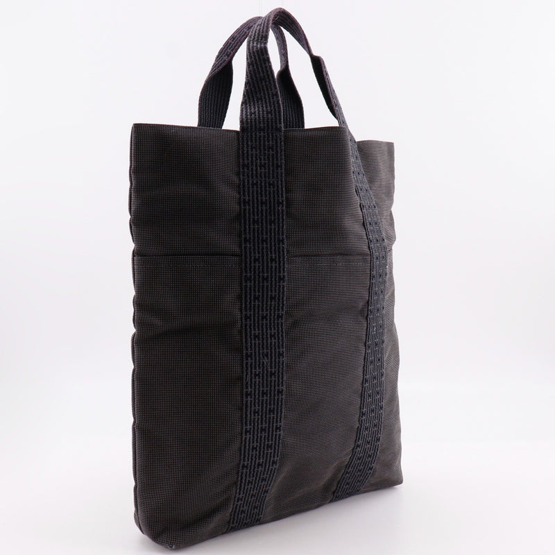 【美品】エルメス エールライン ダークグレー カバス HERMES エルメス エールライン カバス ハンドバッグ グレー 【公式通販】