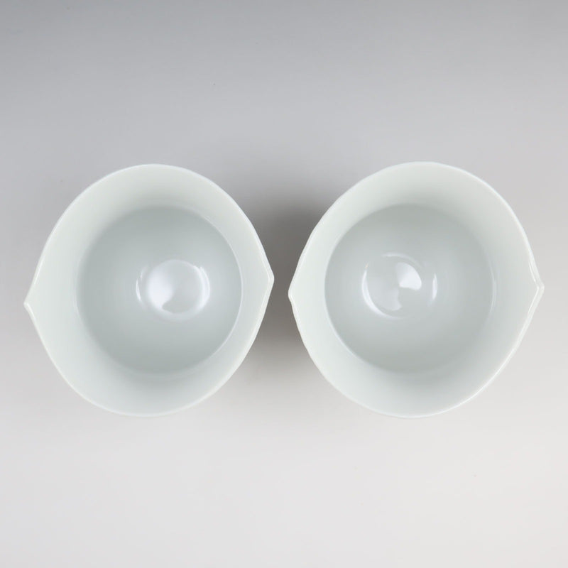 [마이센] 마이센 
 웨이브 플레이 스위트피 식기 
 텀블러 x 2 55404/68a087 도자기 파도의 유희 스위트피 _A+급