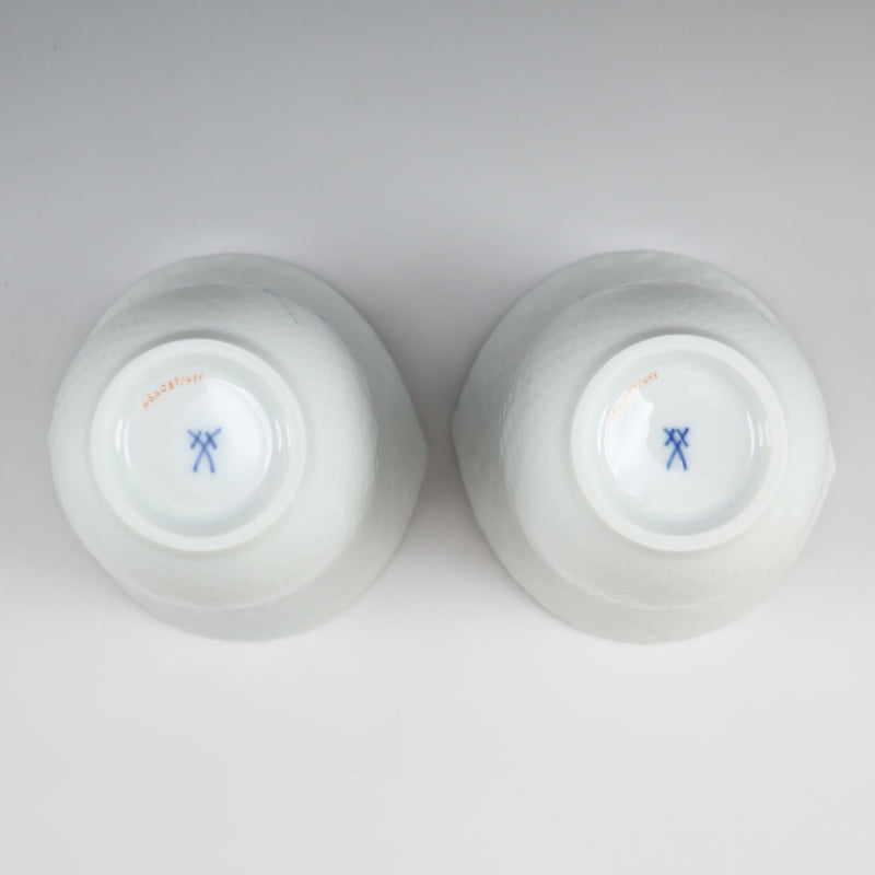 [마이센] 마이센 
 웨이브 플레이 스위트피 식기 
 텀블러 x 2 55404/68a087 도자기 파도의 유희 스위트피 _A+급