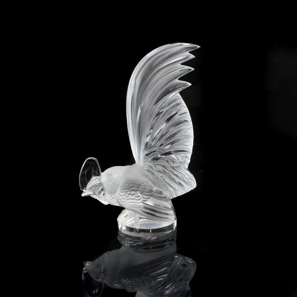 LALIQUE】ラリック COQ NAIN ( コックナン チャボ 矮鶏 ) 置物