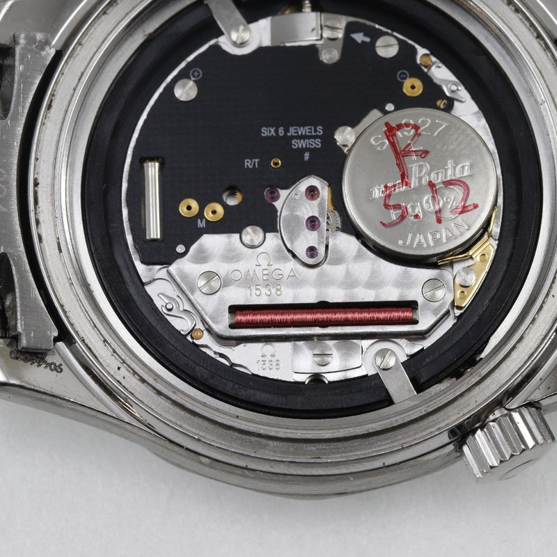 【OMEGA】オメガ
 シーマスター300 腕時計
 プロフェショナル 212.30.36.61.01.001 ステンレススチール シルバー クオーツ 黒文字盤 Seamaster300 ボーイズ