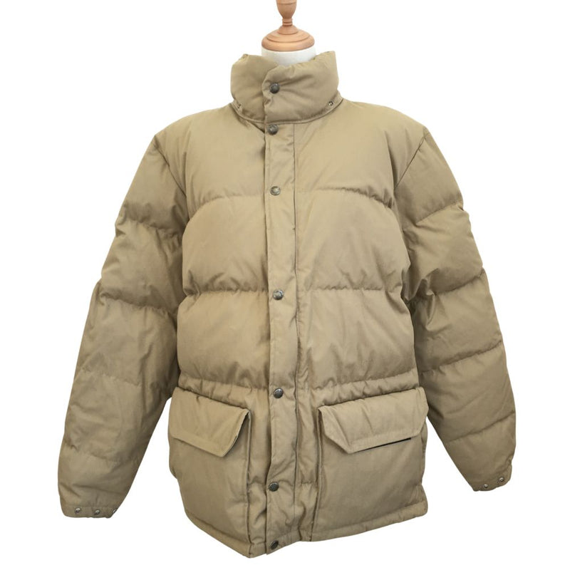 [The North Face] La etiqueta de la chaqueta North Face Polyester x Down Beige Men's