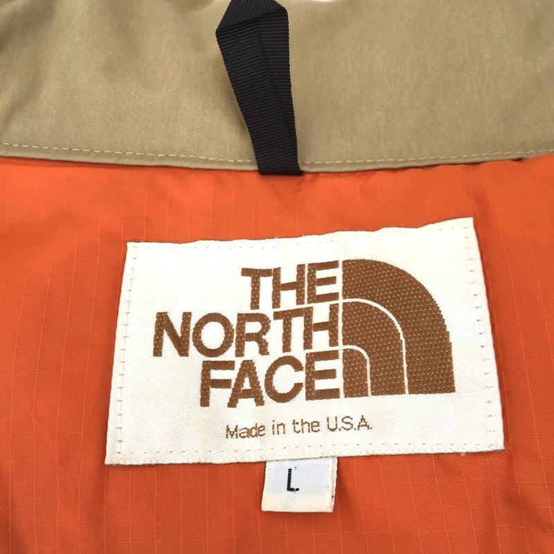 [The North Face] La etiqueta de la chaqueta North Face Polyester x Down Beige Men's