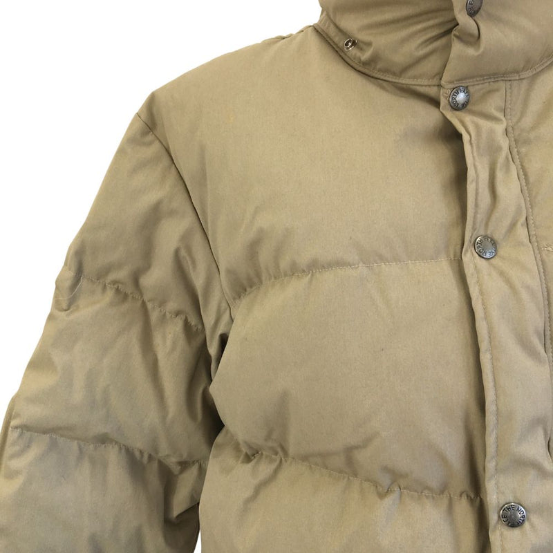 [The North Face] La etiqueta de la chaqueta North Face Polyester x Down Beige Men's