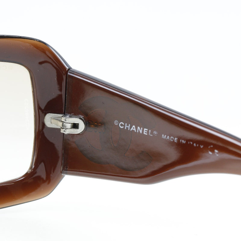 [Chanel] Chanel 
 Gafas de sol 
 Gradación 5076-H Plástico x Té de cáscara blanca Coco Mark Damas