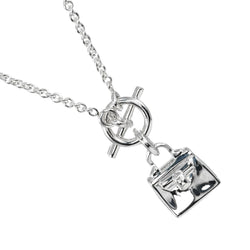 [HERMES] Hermes 
 Amulet Kelly Necklace 
 Silver 925 about 12.5g Amulet Kelly Ladies A-Rank