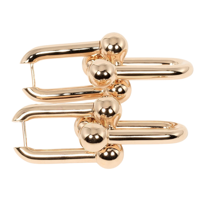 [Tiffany＆Co。]蒂法尼 
 硬件额外的薪资耳环 
 K18粉红色黄金约17.4克硬件超级女士