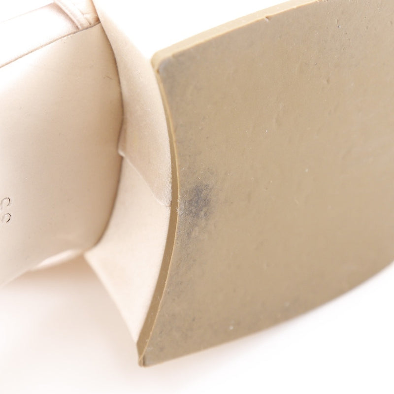 [miumiu] miu miu bijoux 샌들 새틴 베이비 핑크 Bijoux 여자