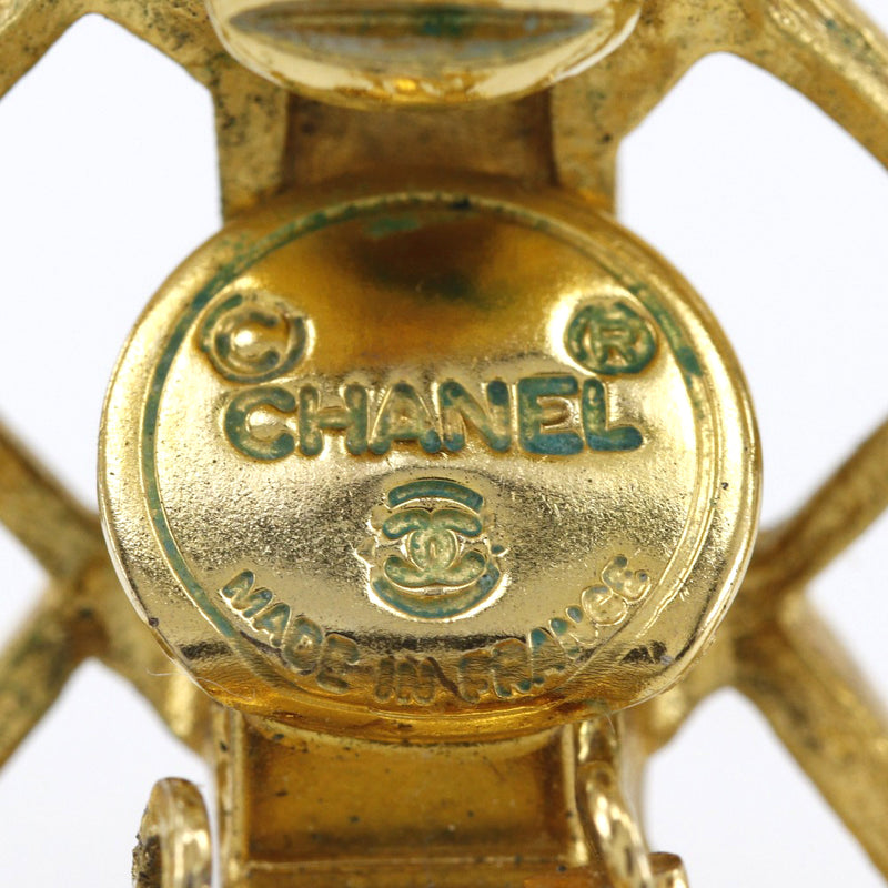 [Chanel] Chanel 
 Arete 
 Revestimiento de oro de unas 16.4g damas