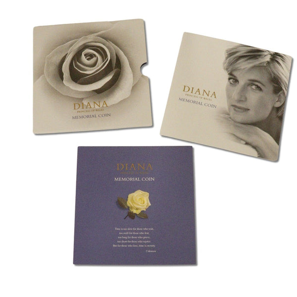 ダイアナ妃 追悼記念 『 5ポンド硬貨 』 貨幣
 メモリアルコイン 記念硬貨 イギリス ロイヤルミント  Princess Diana Memorial 5 Pound Coin _Sランク