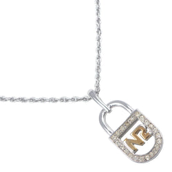 [NINA RICCI] Ninarich 
 Logo Necklace
 Metal Silver Cadena about 7.6g Logo Ladies