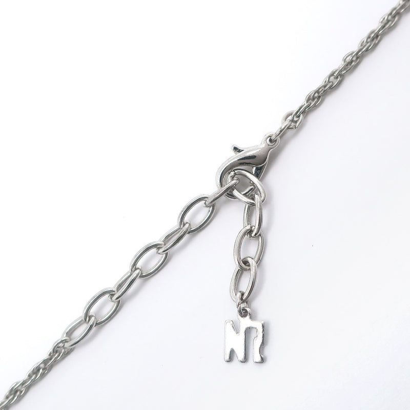 [NINA RICCI] Ninarich 
 Logo Necklace
 Metal Silver Cadena about 7.6g Logo Ladies