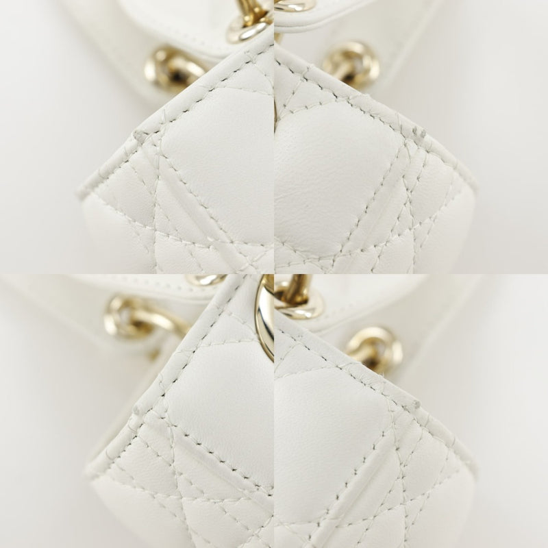 [Dior] Christian Dior Lady Dior Cannage Bolso pequeño 
 M0538ONGE