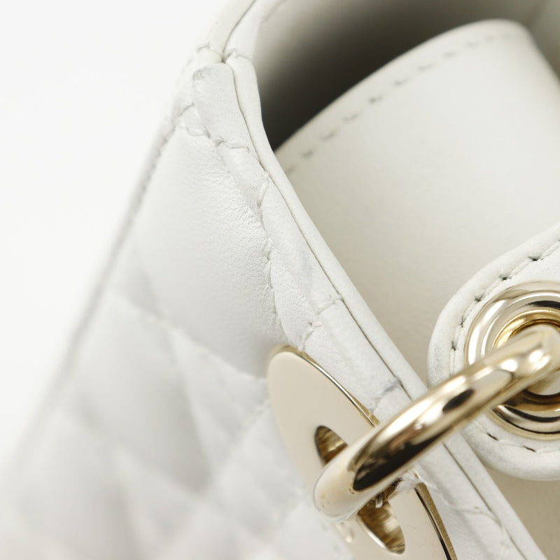 [Dior] Christian Dior Lady Dior Cannage Bolso pequeño 
 M0538ONGE