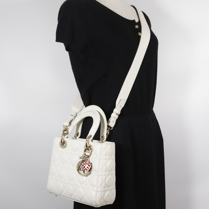 [Dior] Christian Dior Lady Dior Cannage Bolso pequeño 
 M0538ONGE