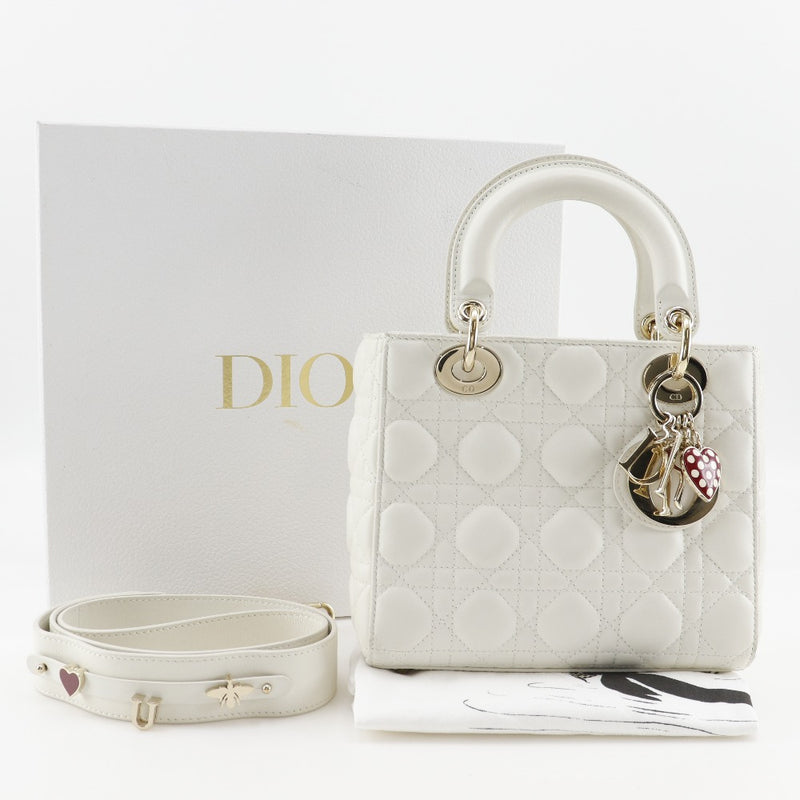 [Dior] Christian Dior Lady Dior Cannage Bolso pequeño 
 M0538ONGE