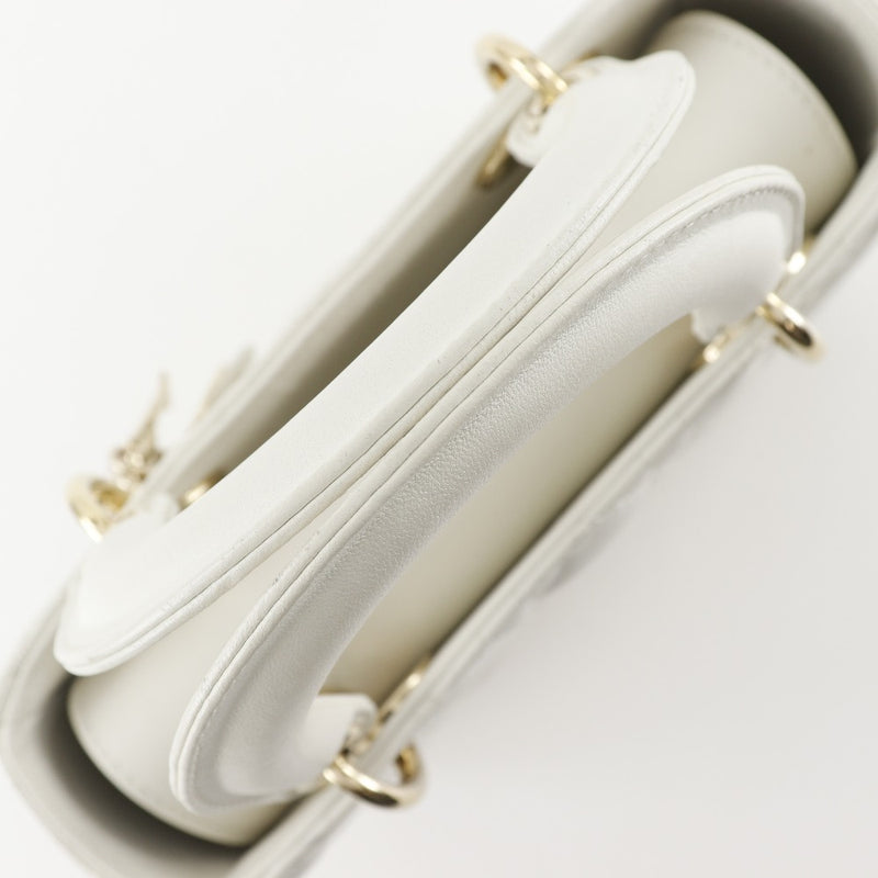 [Dior] Christian Dior Lady Dior Cannage Bolso pequeño 
 M0538ONGE