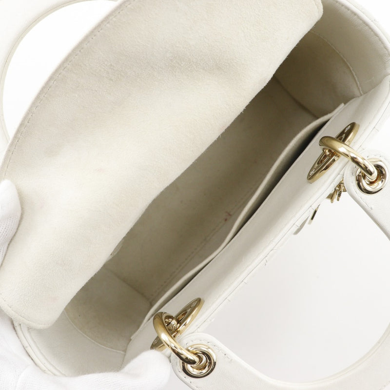 [Dior] Christian Dior Lady Dior Cannage Bolso pequeño 
 M0538ONGE