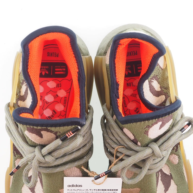 [Adidas] adidas 
 Zapatillas de zapatillas 
 Adidas x Pharrell Williams Farrel Williams HQ9148 Fibra sintética Khaki Hu Nmd Men's S Rank