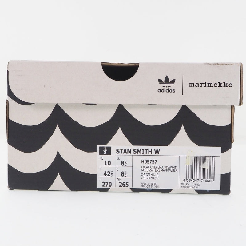 [adidas] adidas 
 Marimekko合作运动鞋 
 Marimekko×Adidas Stan Smith W H05757合成皮革白/黑色Marimekko合作男士