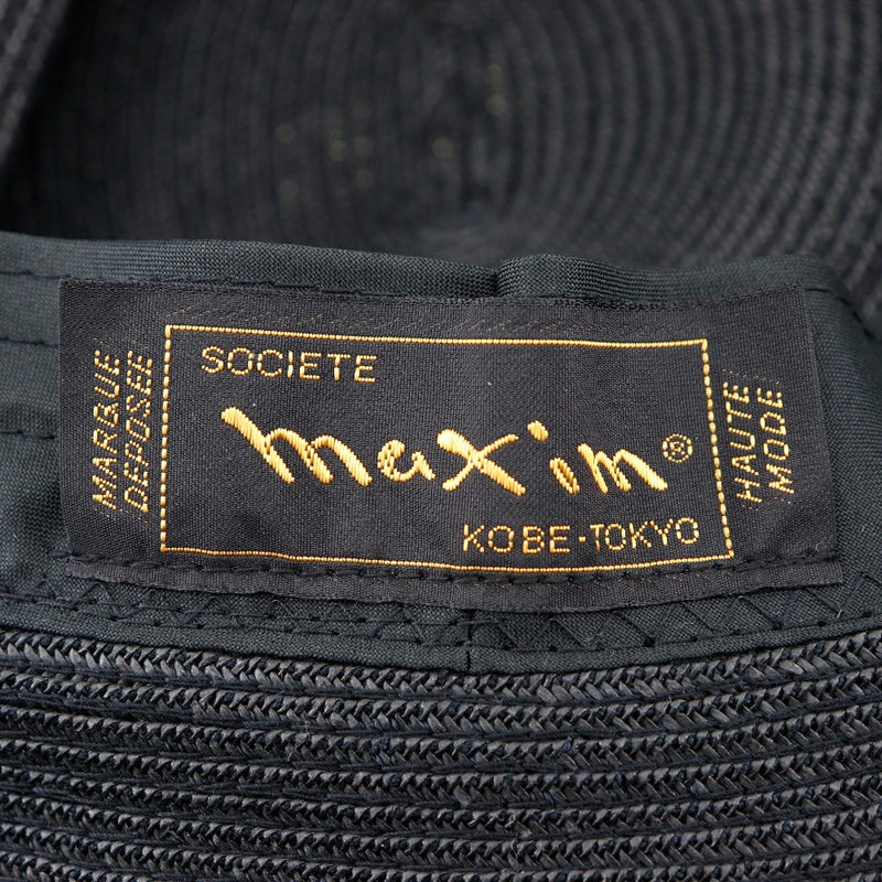 [Maxim] Maxin 
 Other hat 
 Polyester x Rayon Black Ladies A Rank