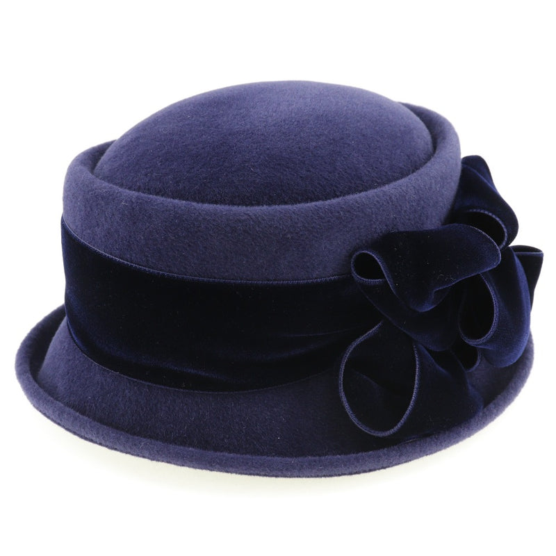 [Maxim] Maxin 
 Other hat 
 Wool Navy Ladies A Rank