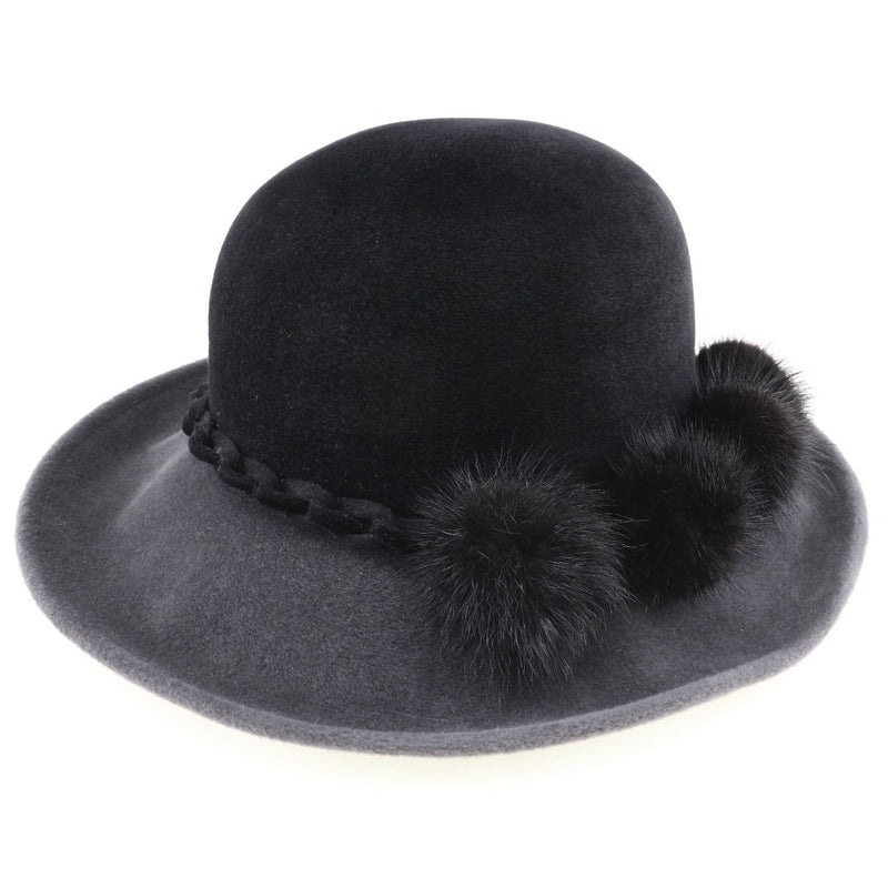 [Maxim] Maxin 
 Other hat 
 Wool x Mink Black Ladies A-Rank