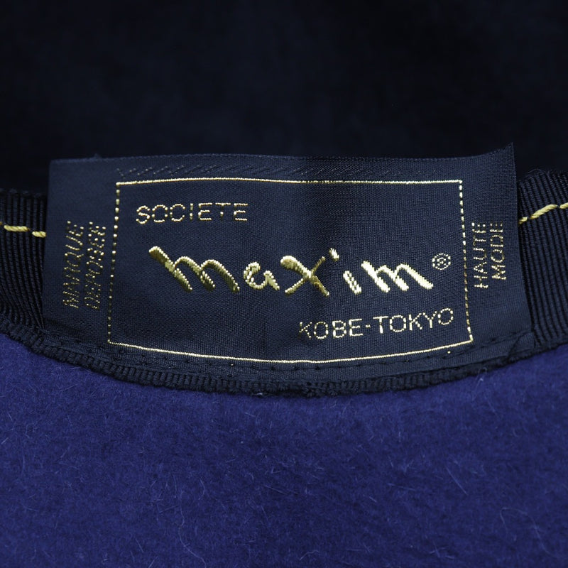 [Maxim] Maxin 
 另一个帽子 
 羊毛x人造丝海军女士