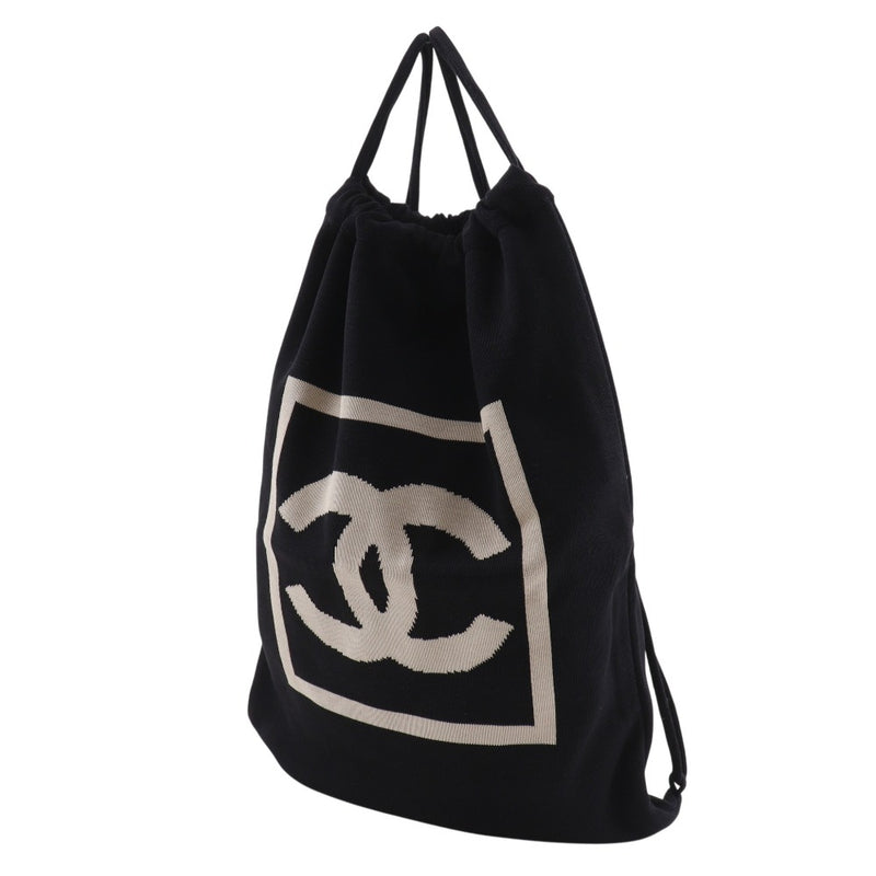 Chanel Nap Sac Sports Line Cotton Black Backpack Chanel Black Nylon Sport Line Choco Bar Backpack – AMORE  main image 4