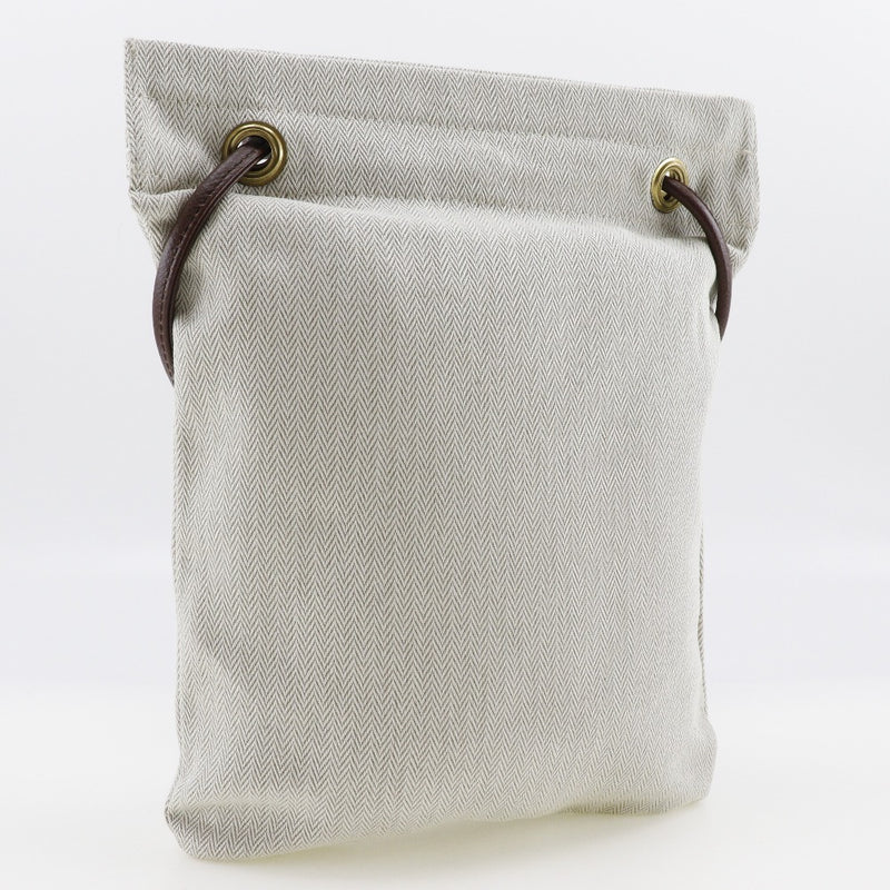[HERMES] Hermes 
 Sack Aline PM shoulder bag 
 Cotton Shoulder A5 Snap button SAC ALINE PM Unisex A Rank