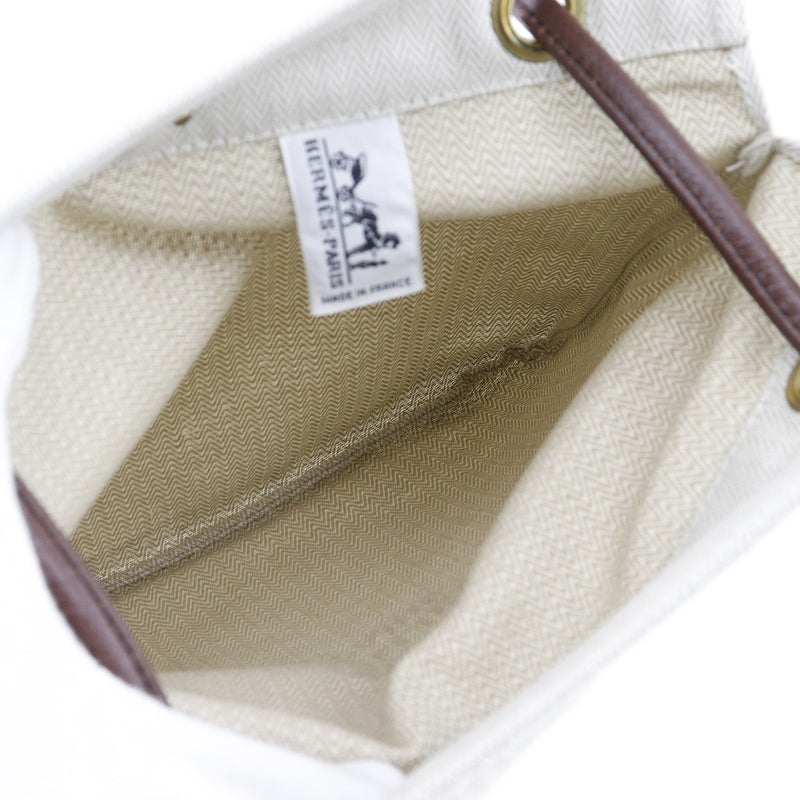 [Hermes] Hermes 
 Sack Aline PM Shoulder Bag Shoulder 
 Cotton Shoulder A5 Snap Botton Sac Aline PM Unisex A Rank