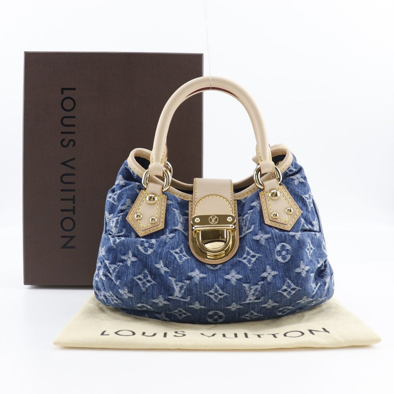 [Louis Vuitton] Louis Vuitton 
 Bolso de súplica 
 M95020 Monogram denim VI0065 Bolso grabado Pachinko Lock Preity Ladies S Rank