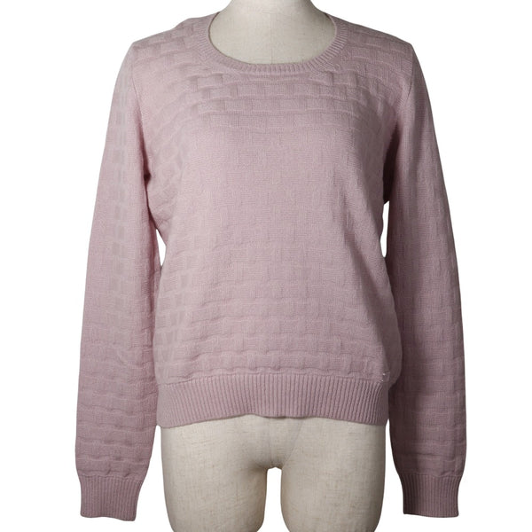 [CHANEL] Chanel 
 Sweater 
 P24299v01676 cashmere Raspberry Pink Ladies SA rank