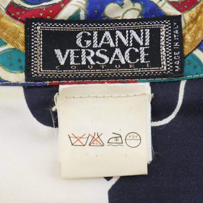 [Versace] Gianni Versace Les manches longues en soie multicolore Unisexe B-Rank