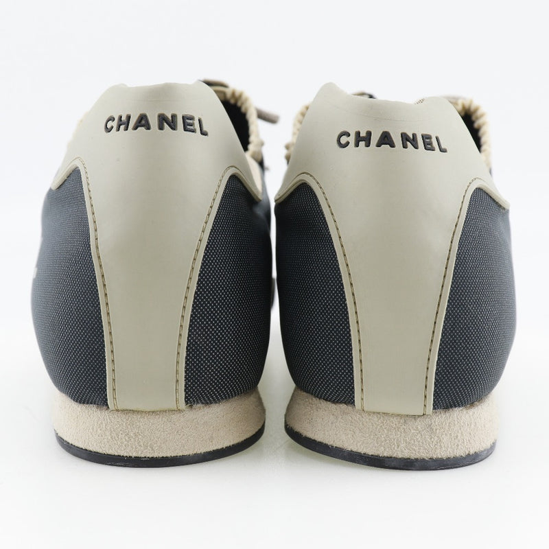 [Chanel] Chanel 
 Baskets sportives 
 A21644 Cuir Beige / Black Sports Line Dames