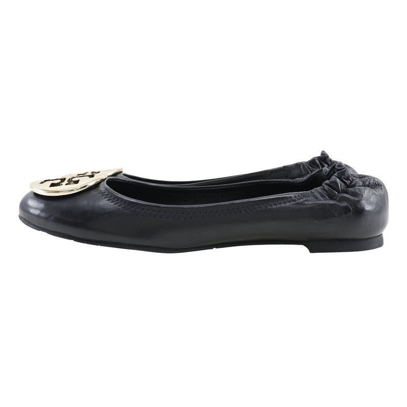 [Tory Burch] Tory Burch 
 Chaussures plats de chaussures de ballet 
 7992103002 Chaussures plats noirs de veau mesdies un rang