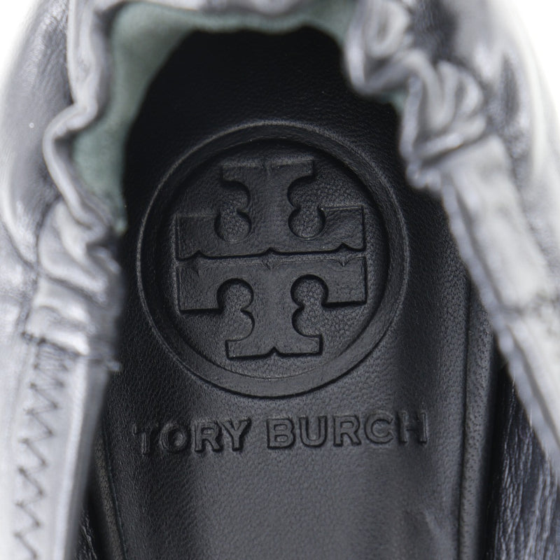 【Tory Burch】トリーバーチ
 フラットシューズ バレエシューズ
 7992103002 カーフ 黒 Flat shoes レディースAランク