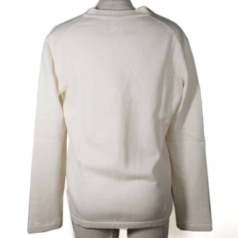 [CHANEL] Chanel COCO Mark Cardigan 05P P25866v01857StainsYof White COCO Mark Ladies A Rank