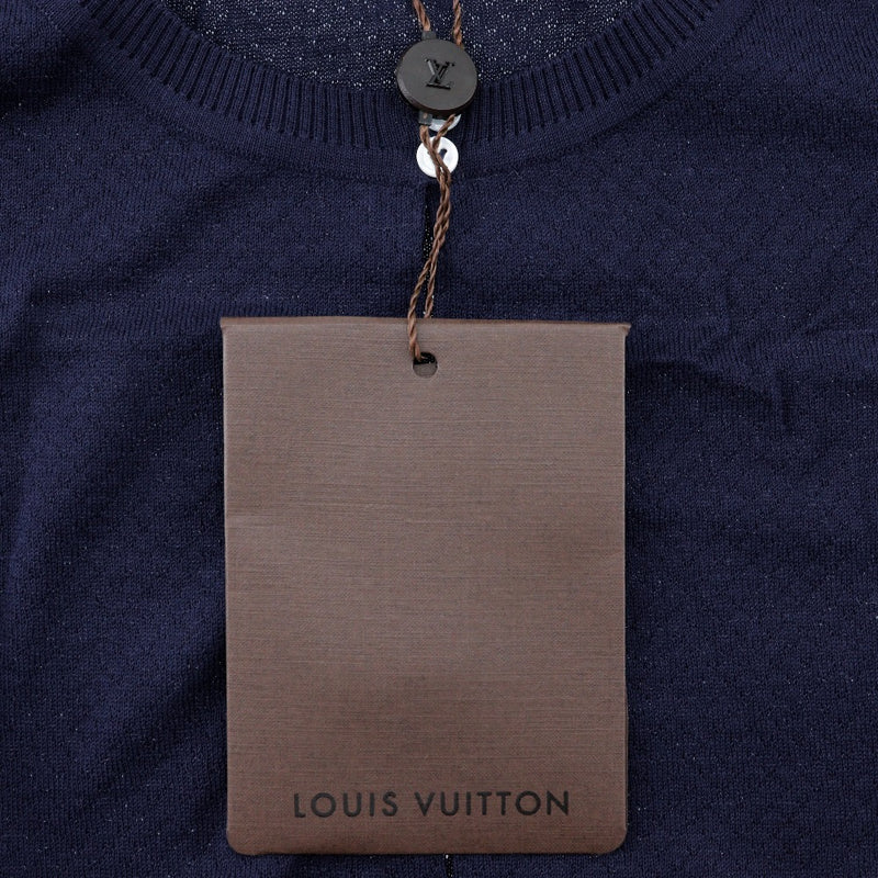 [Louis Vuitton]LOUIS VUITTON Monogram Cardigan Cotton Navy MONOGRAM Ladies A+Rank