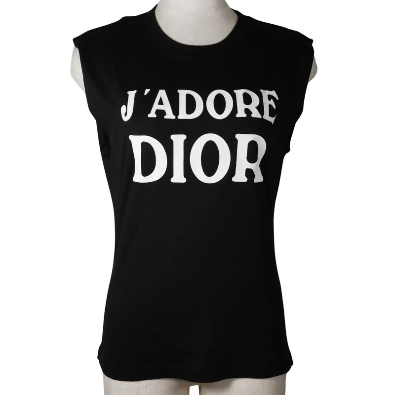 【Dior】クリスチャンディオール
 J'ADORE DIOR その他トップス
 1H12055300 コットン 黒 J'ADORE DIOR レディースA+ランク