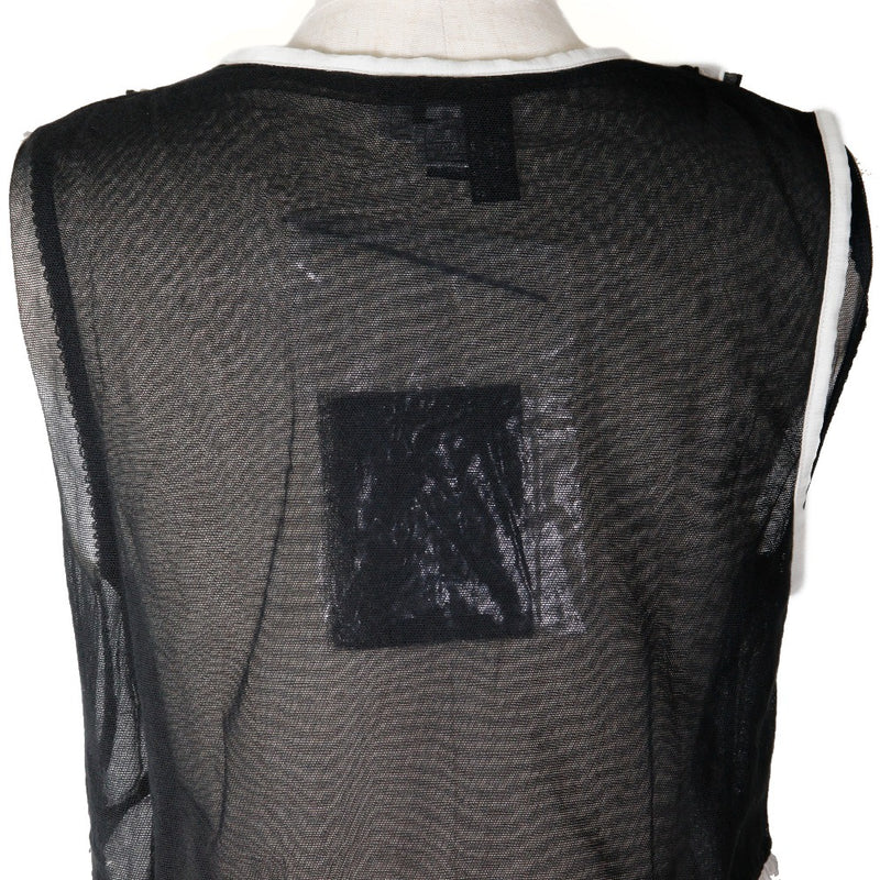 [Chanel] Chanel 
 Camiseta sin manga 
 07P P30617V13551 Algodón Negro No manga Damas A-Rank