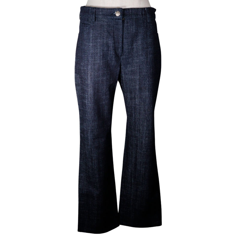 [Chanel] Chanel 
 Pantalones de mezclilla 
 05C P25298V16033 Cotton Indigo Wappen Damas A-Rank