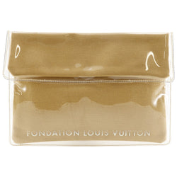 [Louis Vuitton]LOUIS VUITTON
 Fondacion clutch bag 
 Louis Vuitton Museum of Art Paris Limited vinyl× Cotton magnet type Fondation unisex A rank