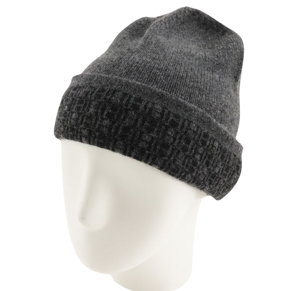 【HERMES】エルメス
 ニット帽 その他帽子
 カシミヤ グレー Knit hat ユニセックス