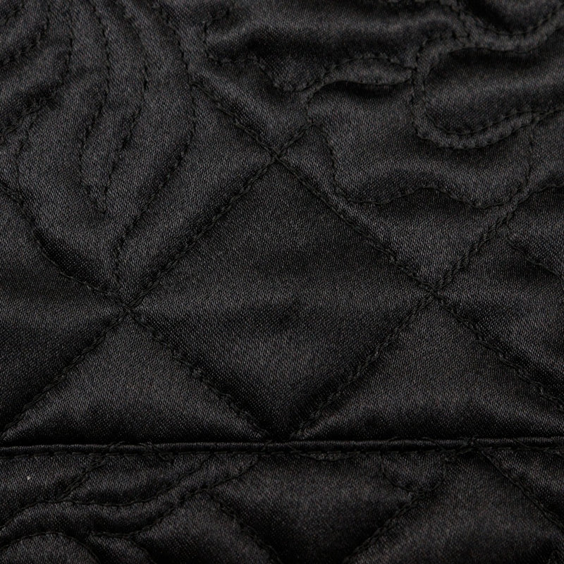 [Genny] Jenny Quilting 맞춤형 재킷 Long Polyester Black Ladies A Rank